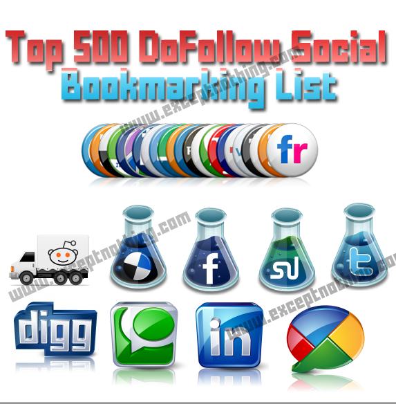images sites list. Top 500 DoFollow Social Bookmarking Sites List