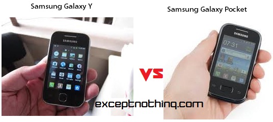 Galaxy Y vs Galaxy Pocket