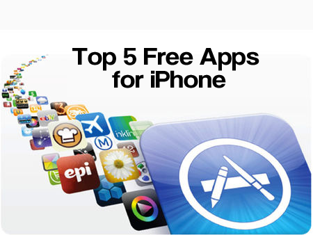 top 5 free apps for iPhone