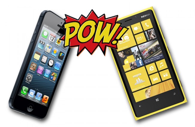 iPhone 5 vs Nokia Lumia 920